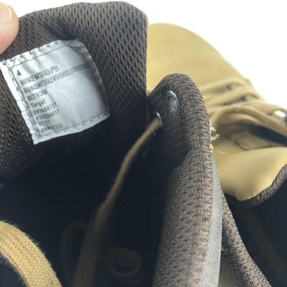 EUC Target Brand Boys High Top Faux Leather Shoes Size 4 - Picture 6 of 6